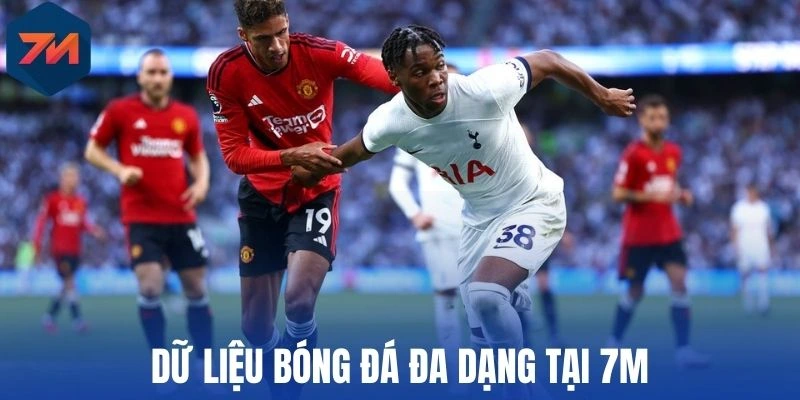 Dữ liệu bóng đá đa dạng tại 7M