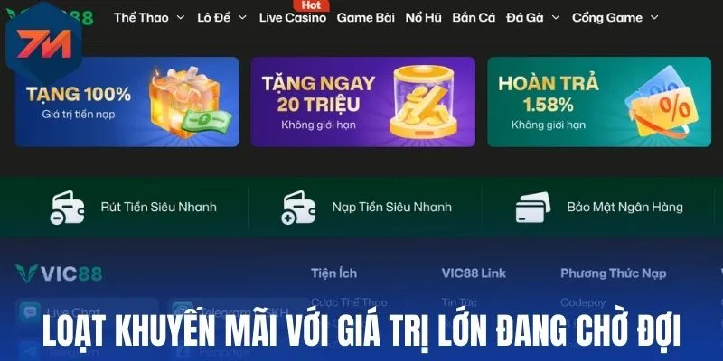 Loạt khuyến mãi với giá trị lớn đang chờ đợi