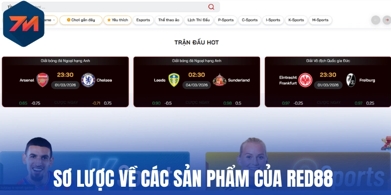 Sơ lược về các sản phẩm của Red88 