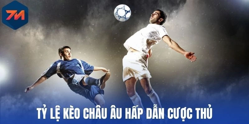 Tỷ lệ kèo châu Âu hấp dẫn cược thủ