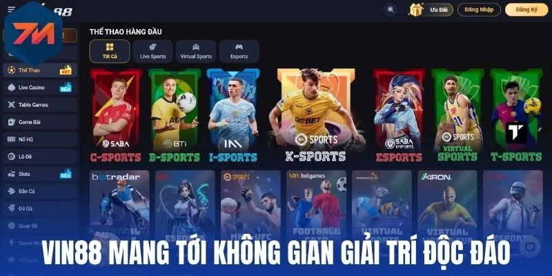 Vin88 mang tới không gian giải trí độc đáo